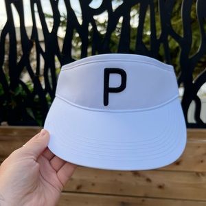 White Adjustable Visor